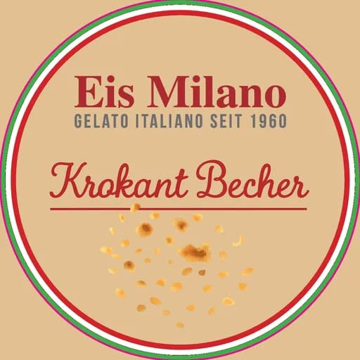 Eis mit Mandelsplittern