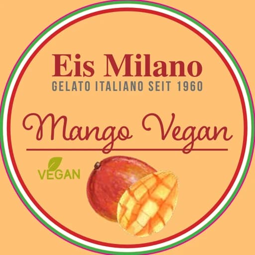 Mango-Sorbet im Becher