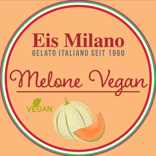 Melonensorbet im Becher